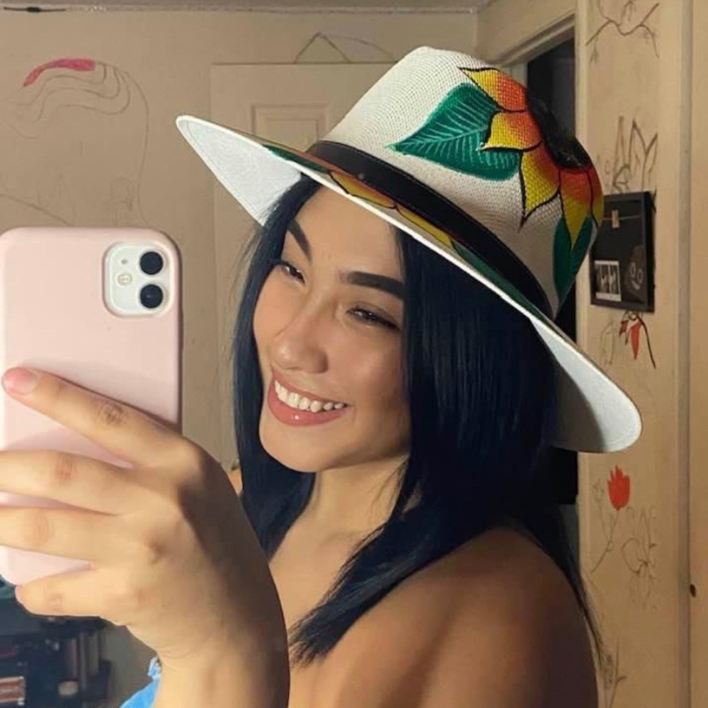 Hand painted hats